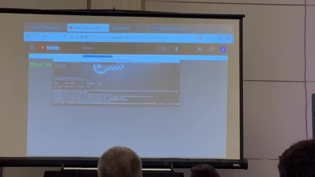 Cryptosploit demonstration with a padding oracle