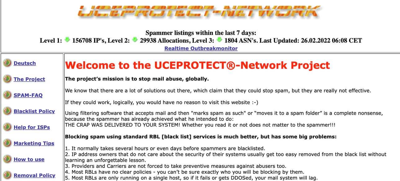 UCEPROTECT Website